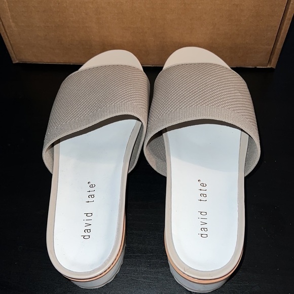 David Tate Aline Bone stretch fabric slides Sz 10.5 WW (EE) New - Picture 11 of 11